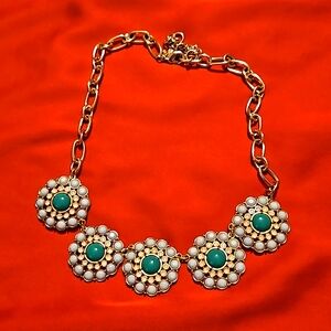 J Crew crystal statement necklace